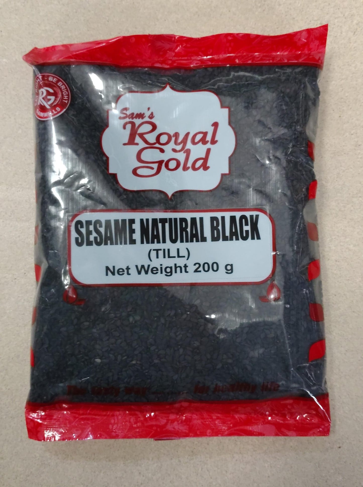 ROYAL GOLD SESAME SEEDS BLACK 200G