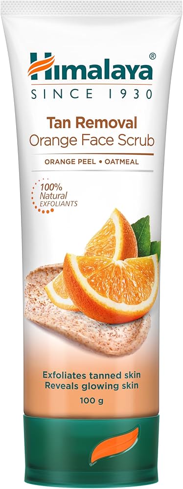 HIMALAYA TAN REMOVAL ORANGE FACE SCRUB 10X100G