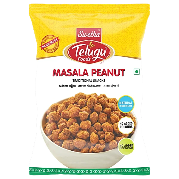 TELUGU FOODS MASALA PEANUTS 150 G
