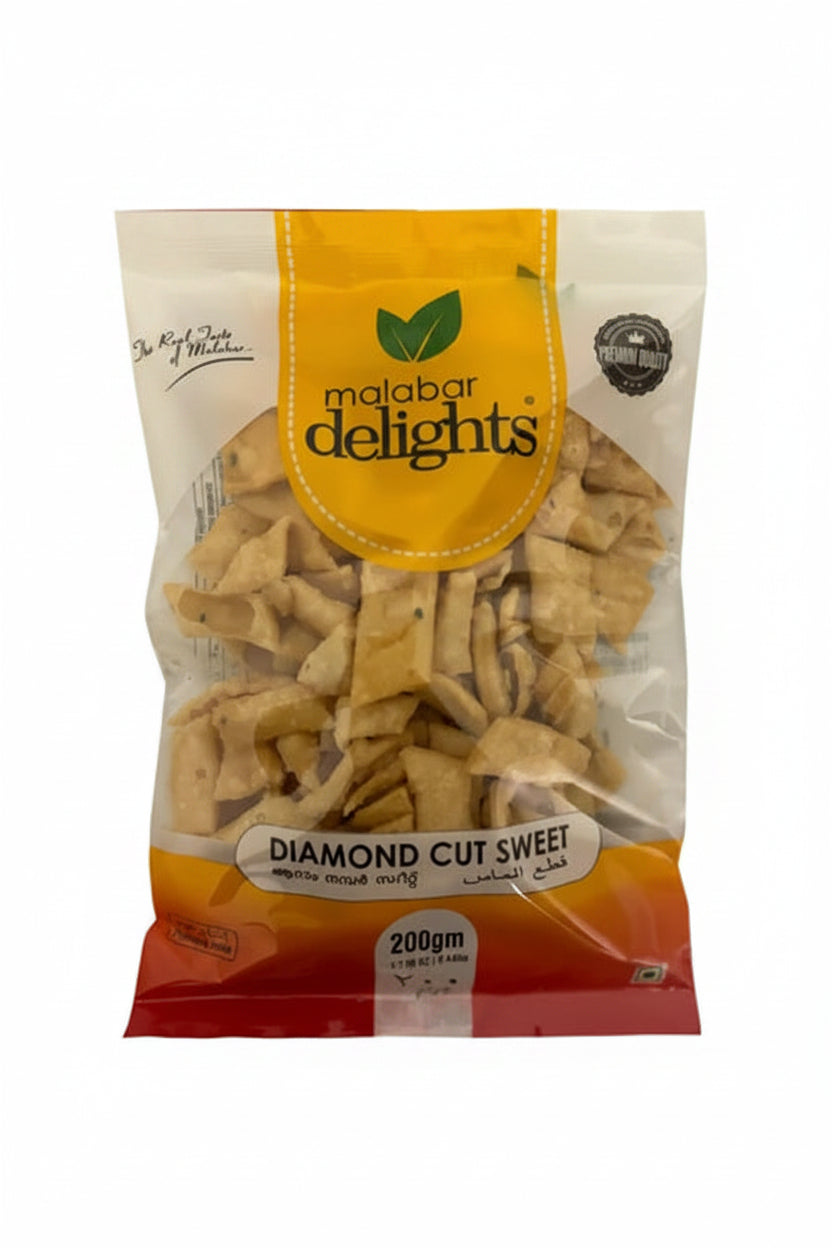 MALABAR DELIGHTS DIAMOND CUT SWEET 200G
