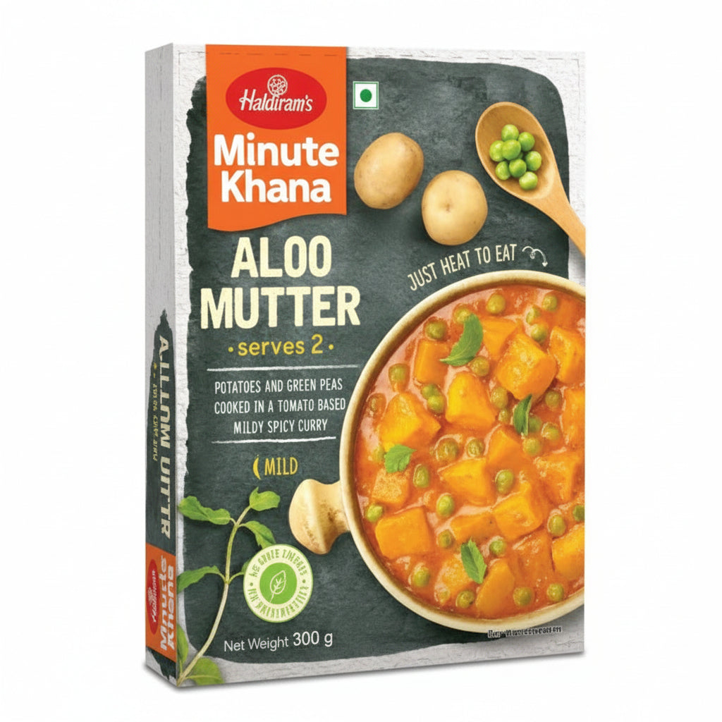 HALDIRAM'S MINUTE KHANAALOO MUTTER 300G
