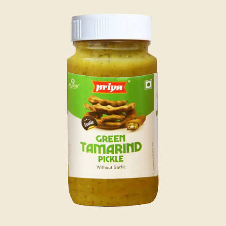 PRIYA GREEN TAMARIND PICKLE WITHOUT GARLIC 300 G