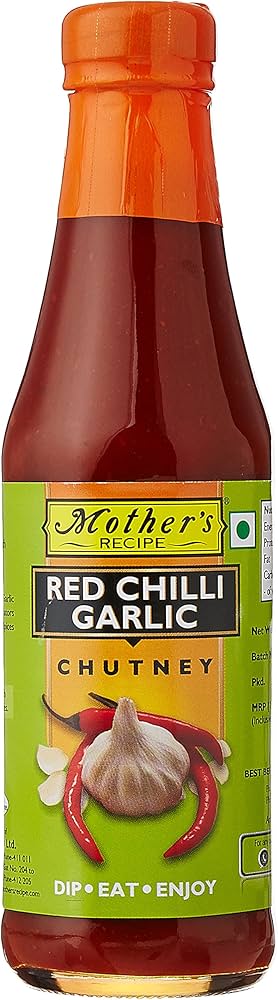 MOTHERS RED CHILLI GARLIC CHUTNEY 330GM