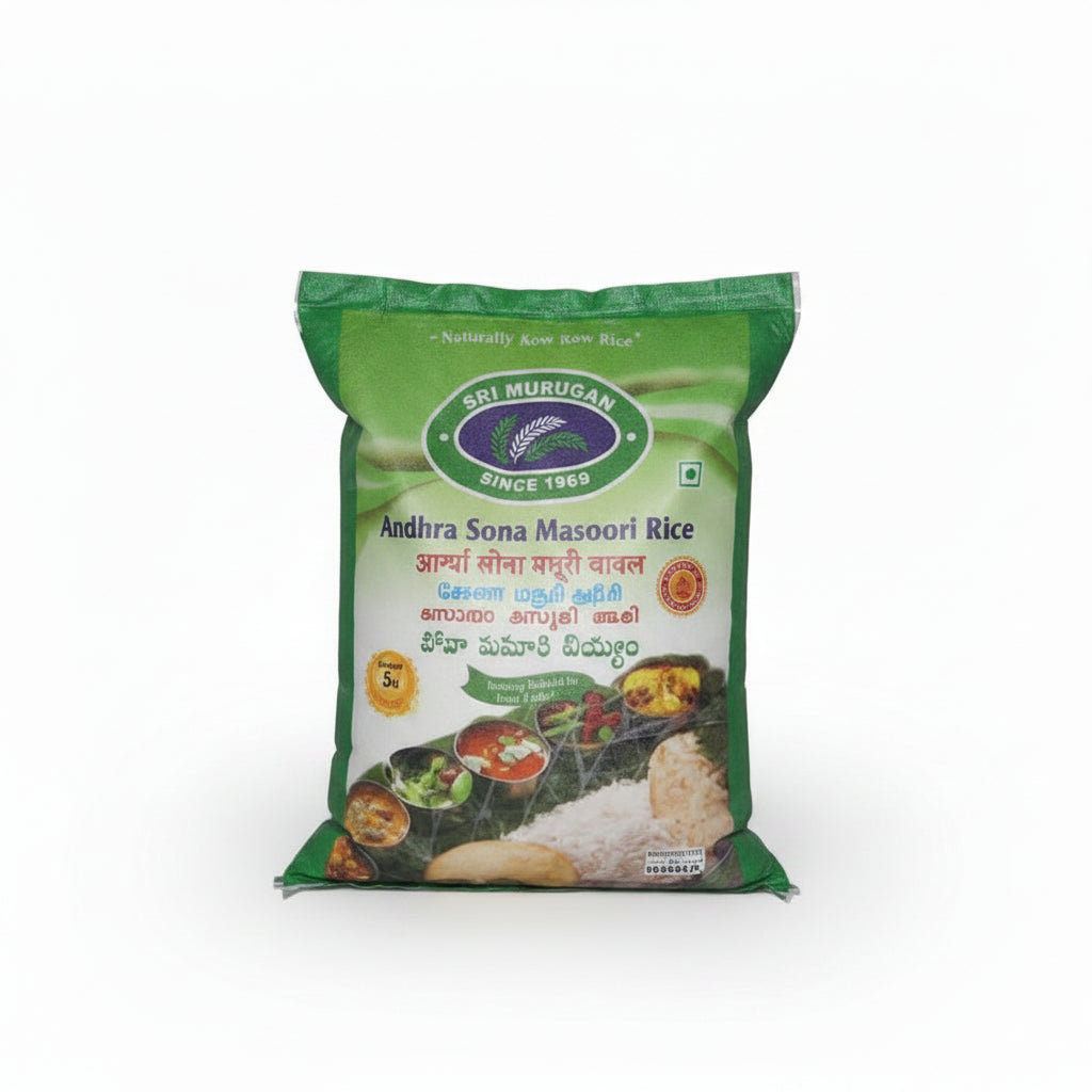 SRI MURUGAN ANDHRA SONA MASOORI RICE 5 KG