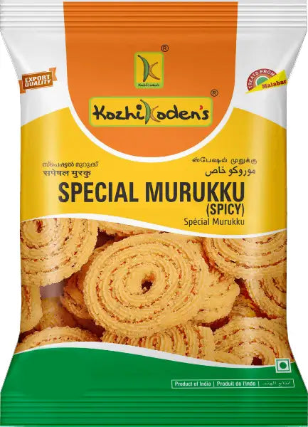 KOZHIKODEN'S SPECIAL MURUKKU SPICY 400GM