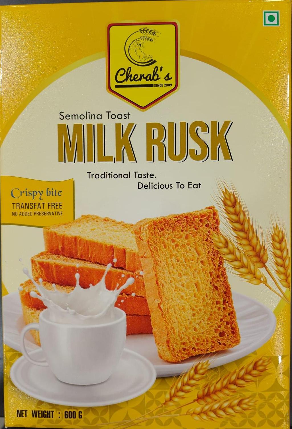 CHERAB MILK RUSK 600G