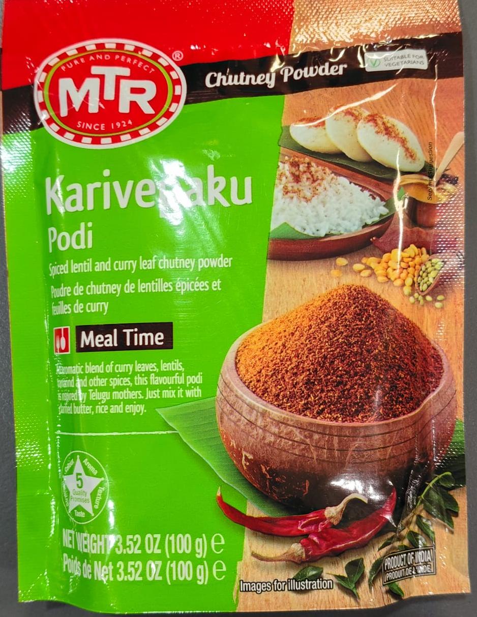 MTR KARIVEPAKU PODI 100G