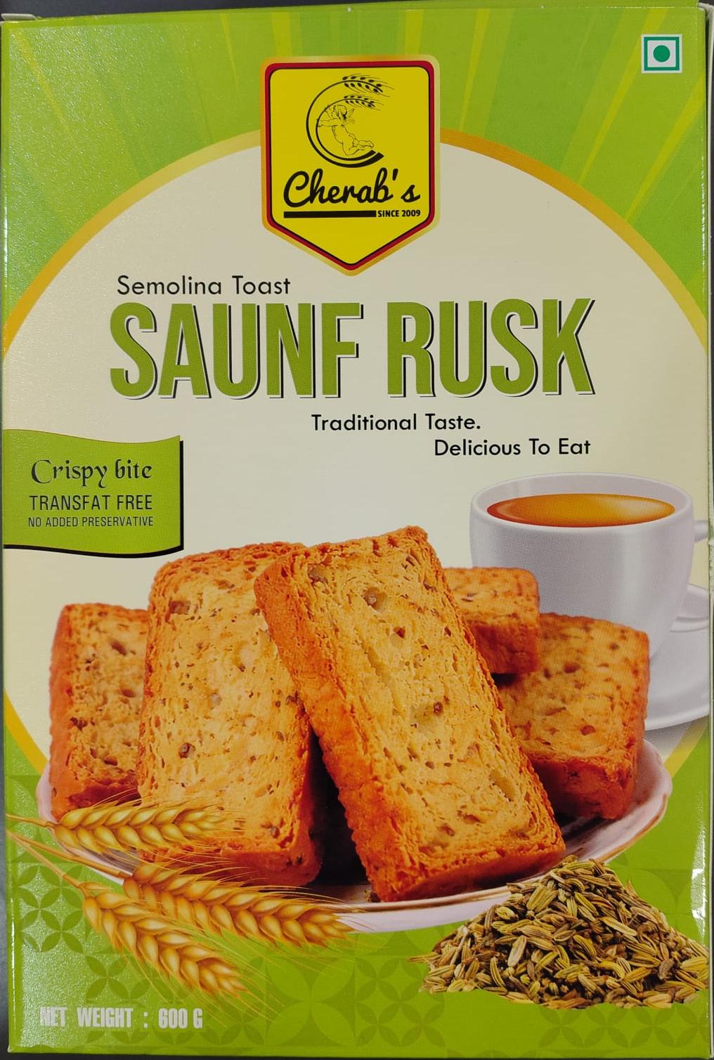 CHERAB SAUNF RUSK 600G