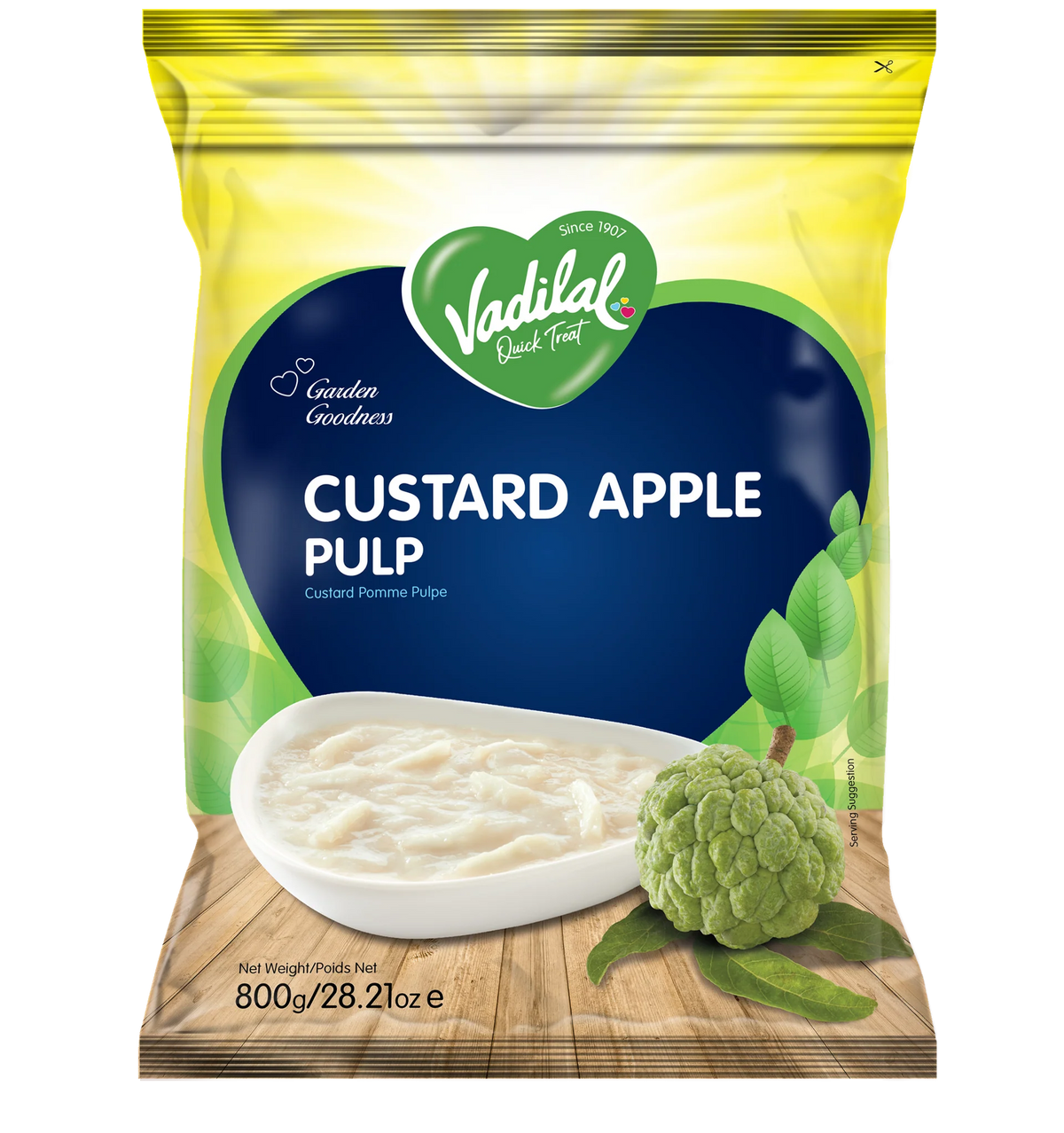 VADILAL CUSTARD APPLE PULP 10X800GM
