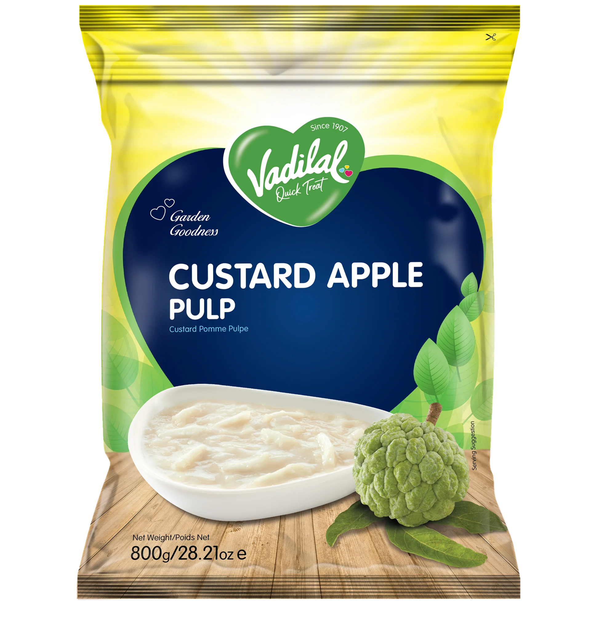 VADILAL CUSTARD APPLE PULP 10X800GM