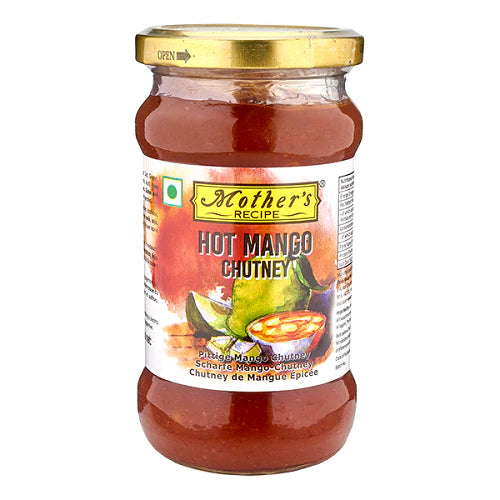 MOTHERS HOT MANGO CHUTNEY 340G