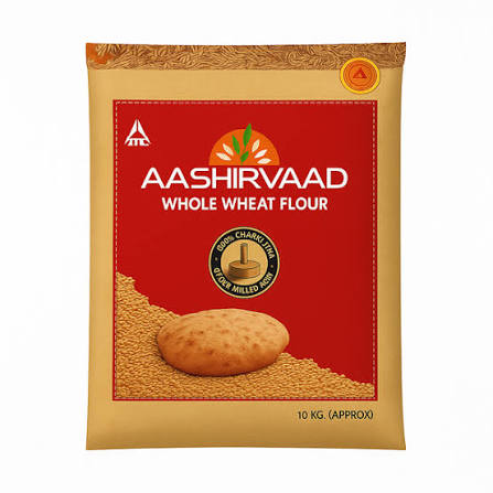 AASHIRVAAD WHOLE WHEAT FLOUR 10KG
