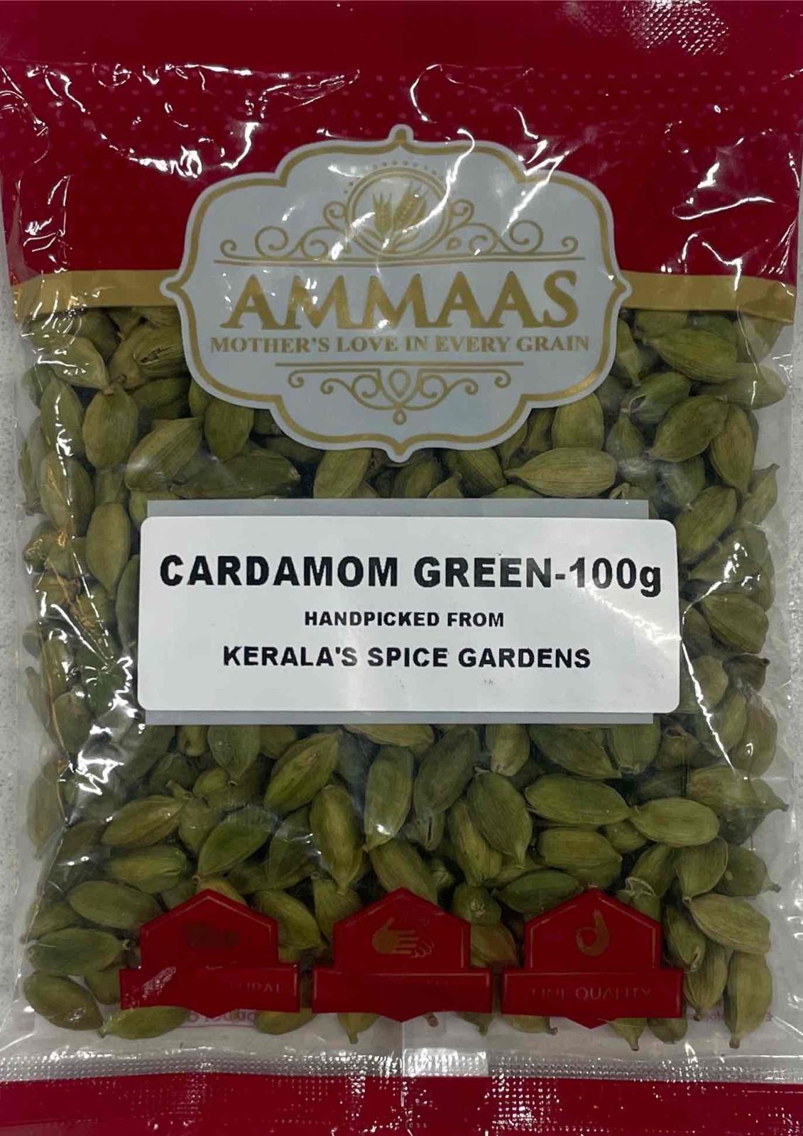 AMMAAS CARDAMOM GREEN 100G