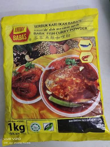 BABA FISH CURRY POWDER 1KG