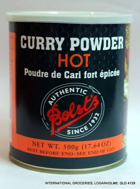 BOLSTS CURRY POWDER HOT 500GM