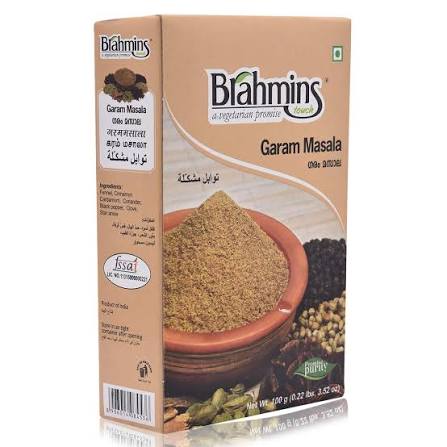 BRAHMINS GARAM MASALA 100 G