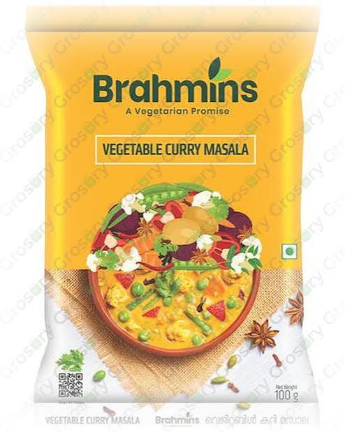 BRAHMINS VEGETABLE CURRY MASALA 100GM