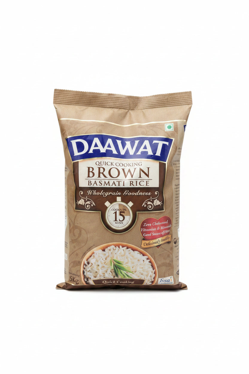 DAAWAT BROWN BASMATI RICE 5KG
