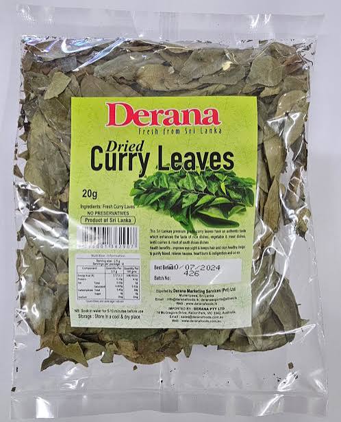 DERANA DRIED CURRY LEAVES 20 G