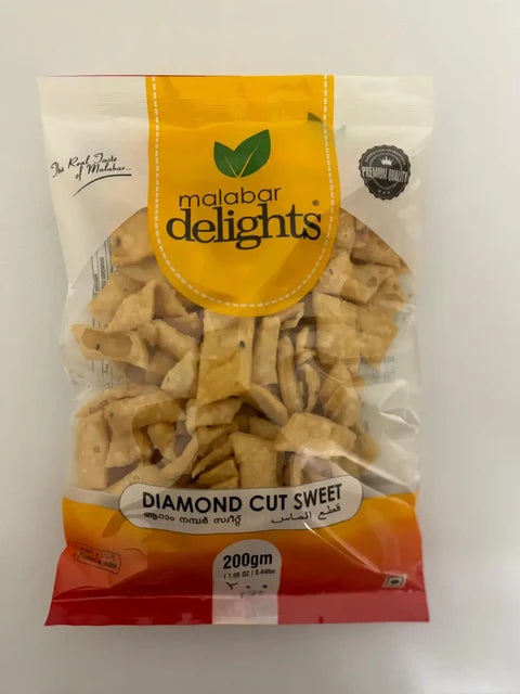 MALABAR DELIGHTS DIAMOND CUTS 200G