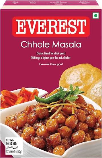 EVEREST CHHOLE MASALA 500GM