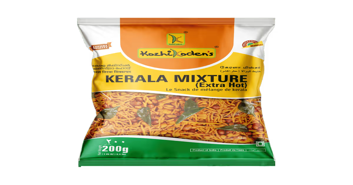 KOZHIKODENS KERALA MIXTURE EXTRA HOT 200GM