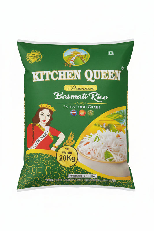 KITCHEN QUEEN PREMIUM BASMATI RICE 20 KG