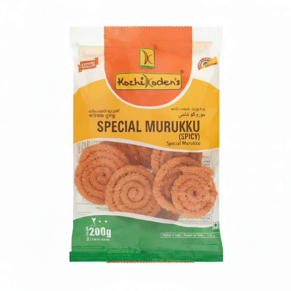 KOZHIKODENS SPECIAL MURUKKU SPICY 200G