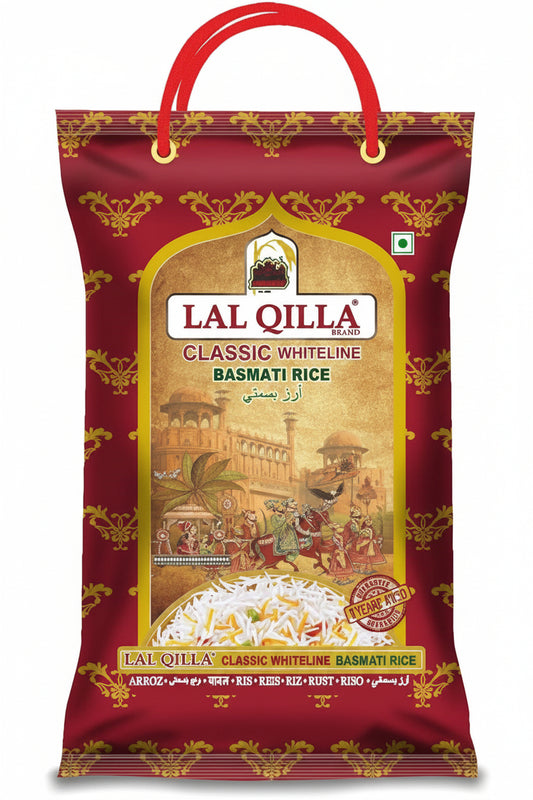 LAL QUILLA CLASSIC WHITELINE BASMATI RICE 5KG