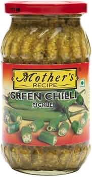 MOTHERS GREEN CHILLI PICKLE 400GM