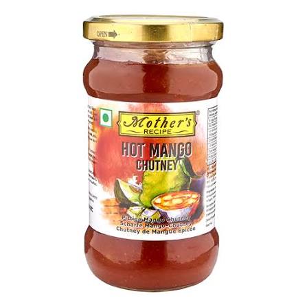 MOTHERS HOT MANGO CHUTNEY 340G