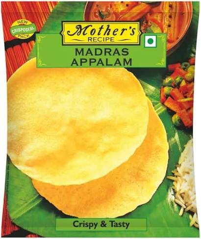 MOTHERS MADRAS PAPPADUM 100GM