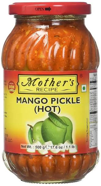 MOTHERS MANGO PICKLE HOT 500GM