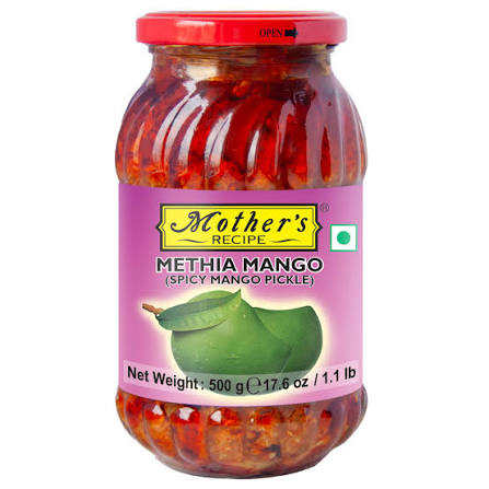 MOTHERS METHIA MANGO PICKLE 500GM