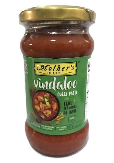 MOTHERS VINDALOO CURRY PASTE 300GM