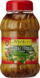 MOTHER'S GREEN CHILLI PICKLE 1KG