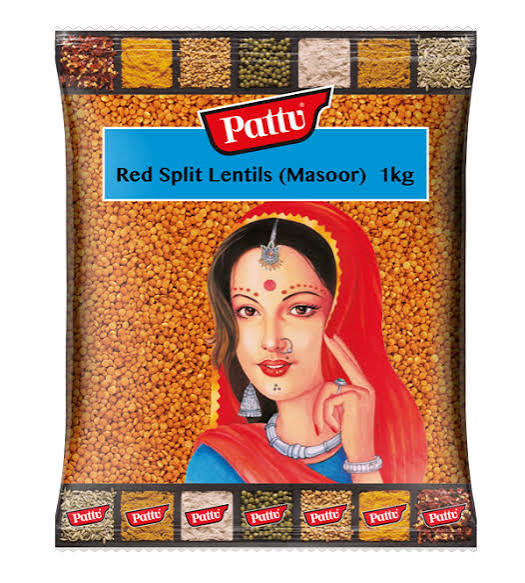PATTU RED SPLIT LENTILS(MASOOR) 1KG