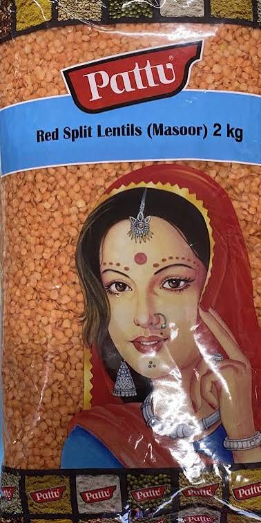PATTU RED SPLIT LENTILS (MASOOR) 2KG