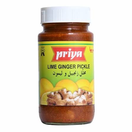 PRIYA LIME GINGER PICKLE 300GM