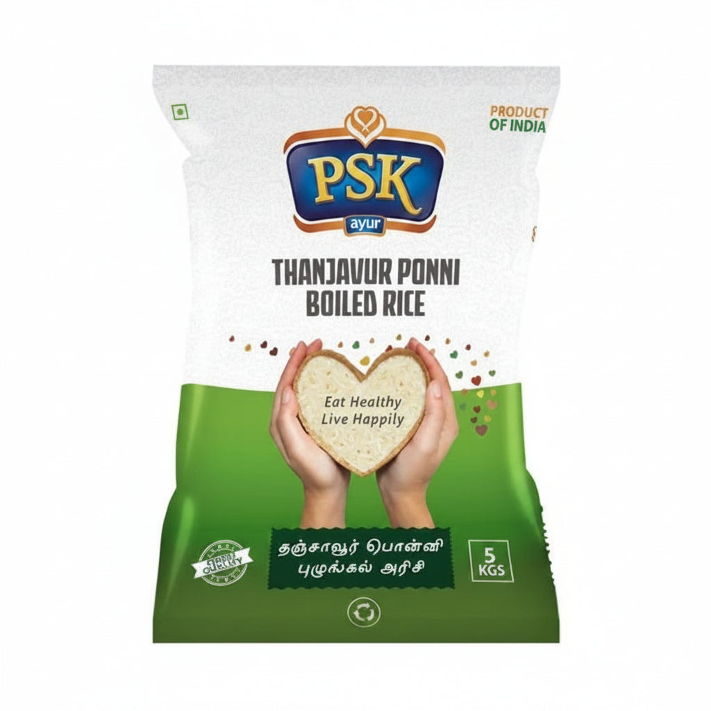 PSK THANJAVUR PONNI BOILED RICE 5KG