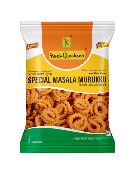 KOZHIKODENS SPECIAL MASALA MURUKKU 400GM