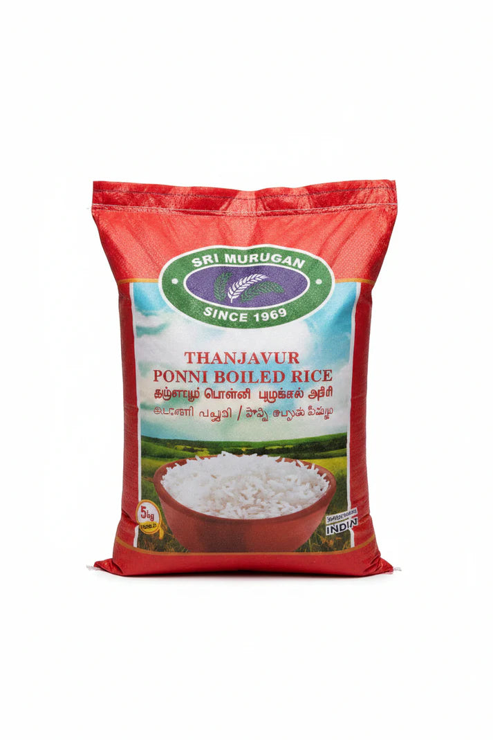 SRI MURUGAN THANJAVUR PONNI BOILED RICE 20KG