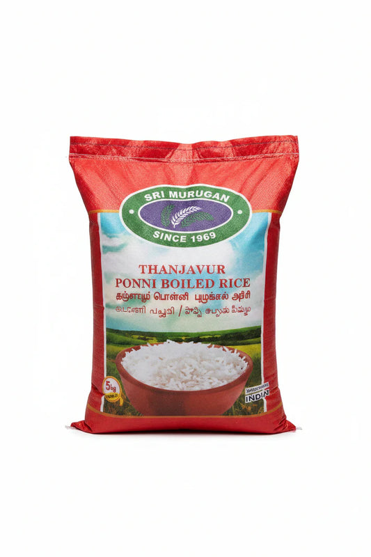 SRI MURUGAN THANJAVUR PONNI BOILED RICE 20KG