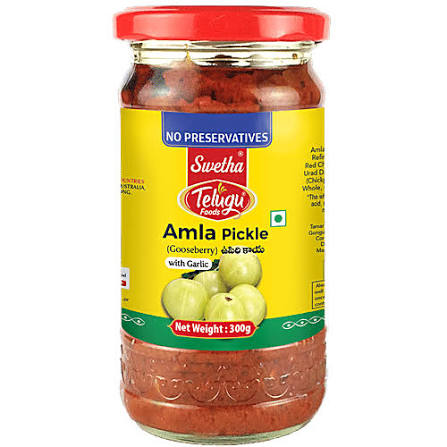 TELUGU FOODS AMLA PICKLE 300G