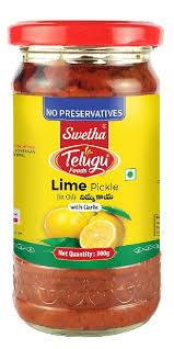TELUGU FOODS LIME PICKLE 300GM