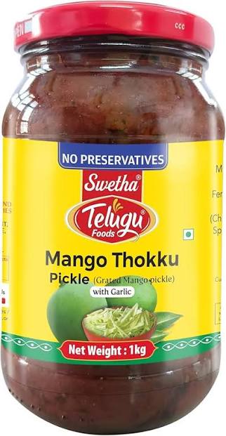 TELUGU MANGO THOKKU WITH GARLIC 1KG
