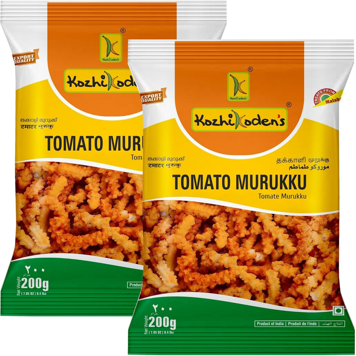 KOZHIKODENS TOMATO MURUKKU 400G