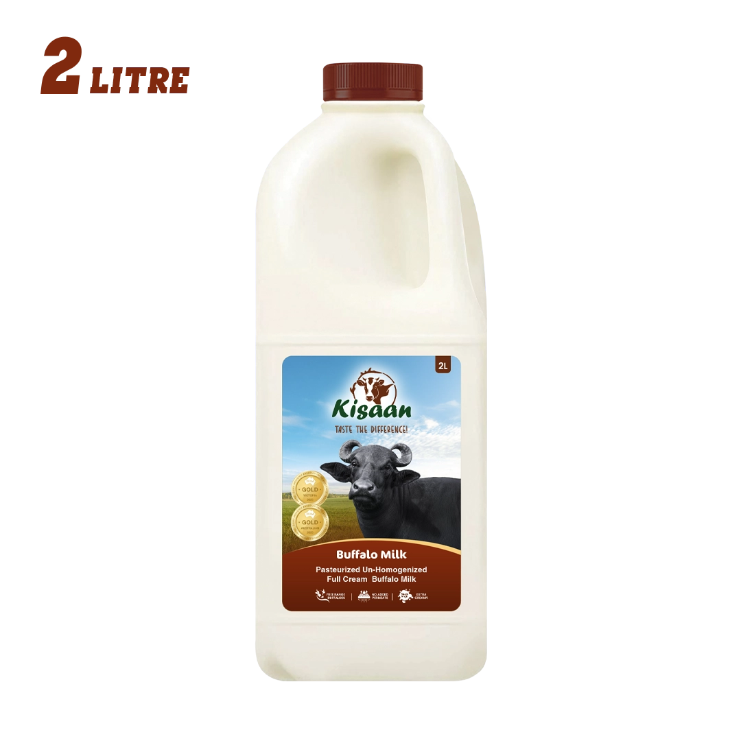 KISAAN BUFFALO MILK 2LITRES
