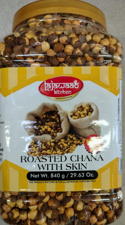 LAJAWAAB ROASTED CHANA WITH SKIN 850G