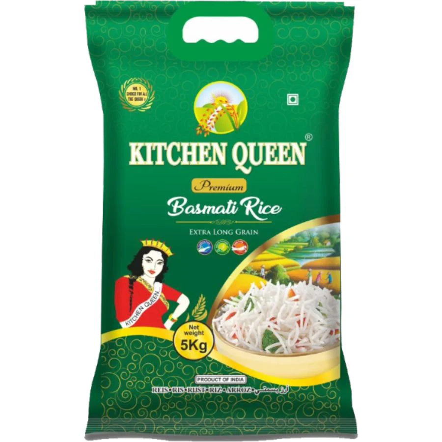 KITCHEN QUEEN PREMIUM BASMATI RICE 5 KG